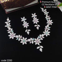 Aamrapali Glow Getter American Diamond Necklace Set