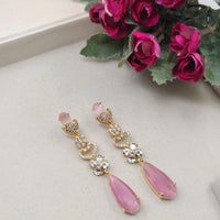 Aamrapali Austrian Sparkle And Crystal Glam Dangler Earrings
