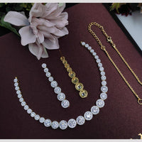 Aamrapali Austrian Stones And American Diamonds Necklace Set