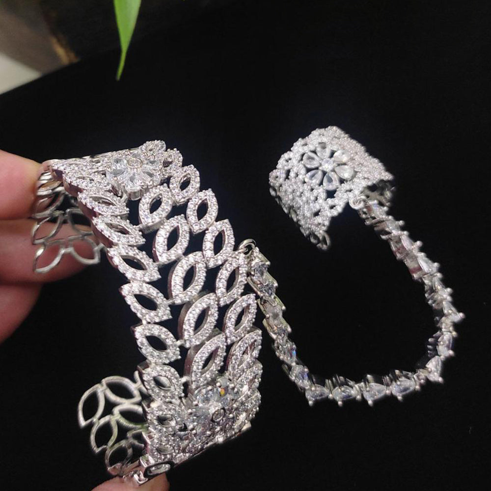 Aamrapali Designer Austrian Stone Royal Hand Harness