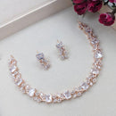 Aamrapali Royal Sparkle American Diamond Necklace Set