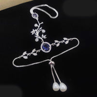 Aamrapali Silver Shine American Diamond Hand Harness