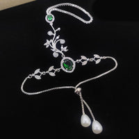 Aamrapali Silver Shine American Diamond Hand Harness