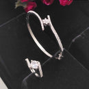 Aamrapali Modern Austrian Stone Wrist Bracelet With Ring 