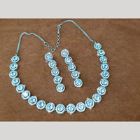 Aamrapali Glamour Shine Crystal And Austrian Stone Necklace Set