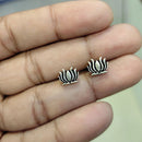 Aamrapali Divine Lotus Charm Stud Earrings