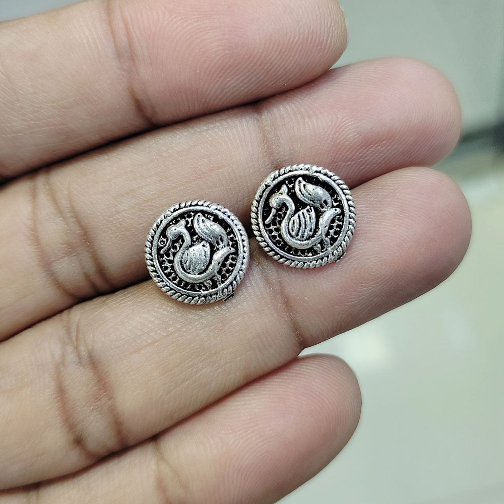 Aamrapali Graceful Bird Emblem Stud Earrings
