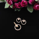 Aamrapali  Austrian Stone and Pearl Pendent Set 