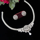 Aamrapali Timeless Austrian Stone Necklace Set with Stud Earrings