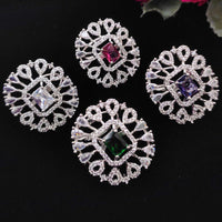 Aamrapli Sparkling American Diamond Rings 
