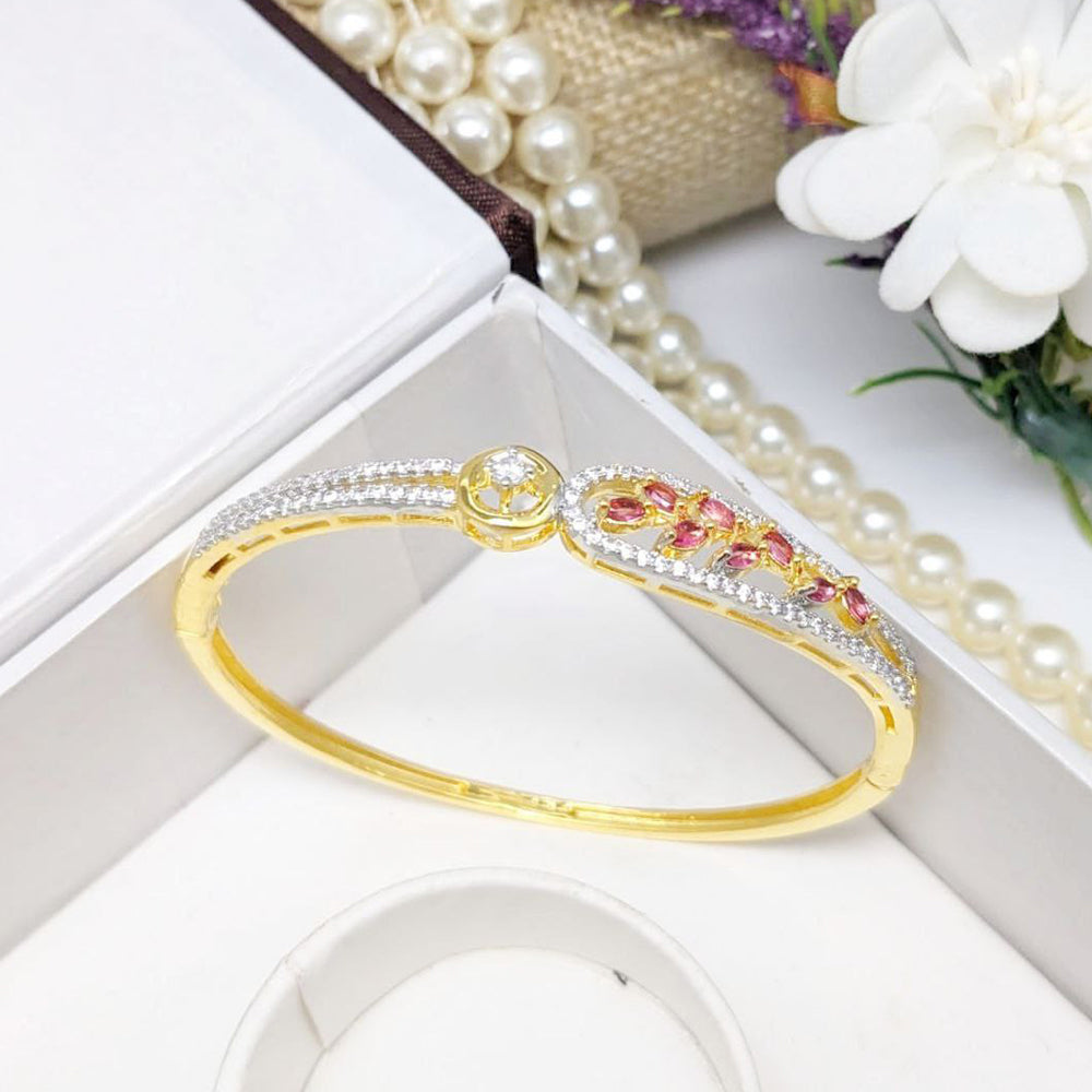 Aamrapli Elegant Polki Kundan Link Kada Perfect for Celebrations or Daily wear