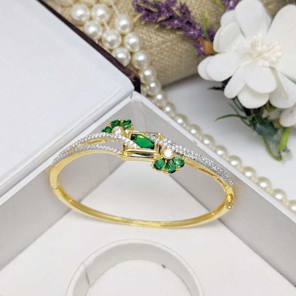 Aamrapli Elegant Polki Kundan Link Kada Perfect for Celebrations or Daily wear