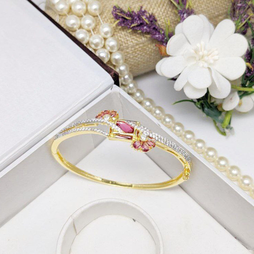 Aamrapli Elegant Polki Kundan Link Kada Perfect for Celebrations or Daily wear