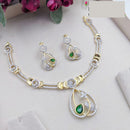 Aamrapli Designer American Diamond Party Perfect Necklace Set   
