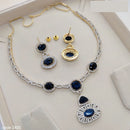 Aamrapli Royal Majestic Statement American Diamond Necklace Set