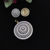 Aamrapali Classic Austrian Stone Chain Pendant Set