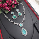 Aamrapli Designer Crystal Luxury Statement Necklace Set