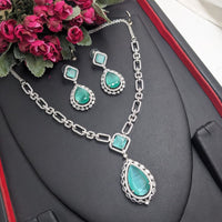 Aamrapli Designer Crystal Luxury Statement Necklace Set