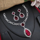 Aamrapli Designer Crystal Luxury Statement Necklace Set