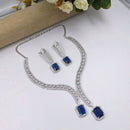 Aamrapli Designer Crystal And Austrian Stone Luxury Statement Necklace Set