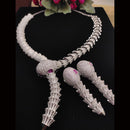 Aamrapali Designer Austrian Stone Snake Style Necklace Set