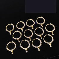 Aamrapali Glamorous Austrian Stone Designer Nose Ring Combo