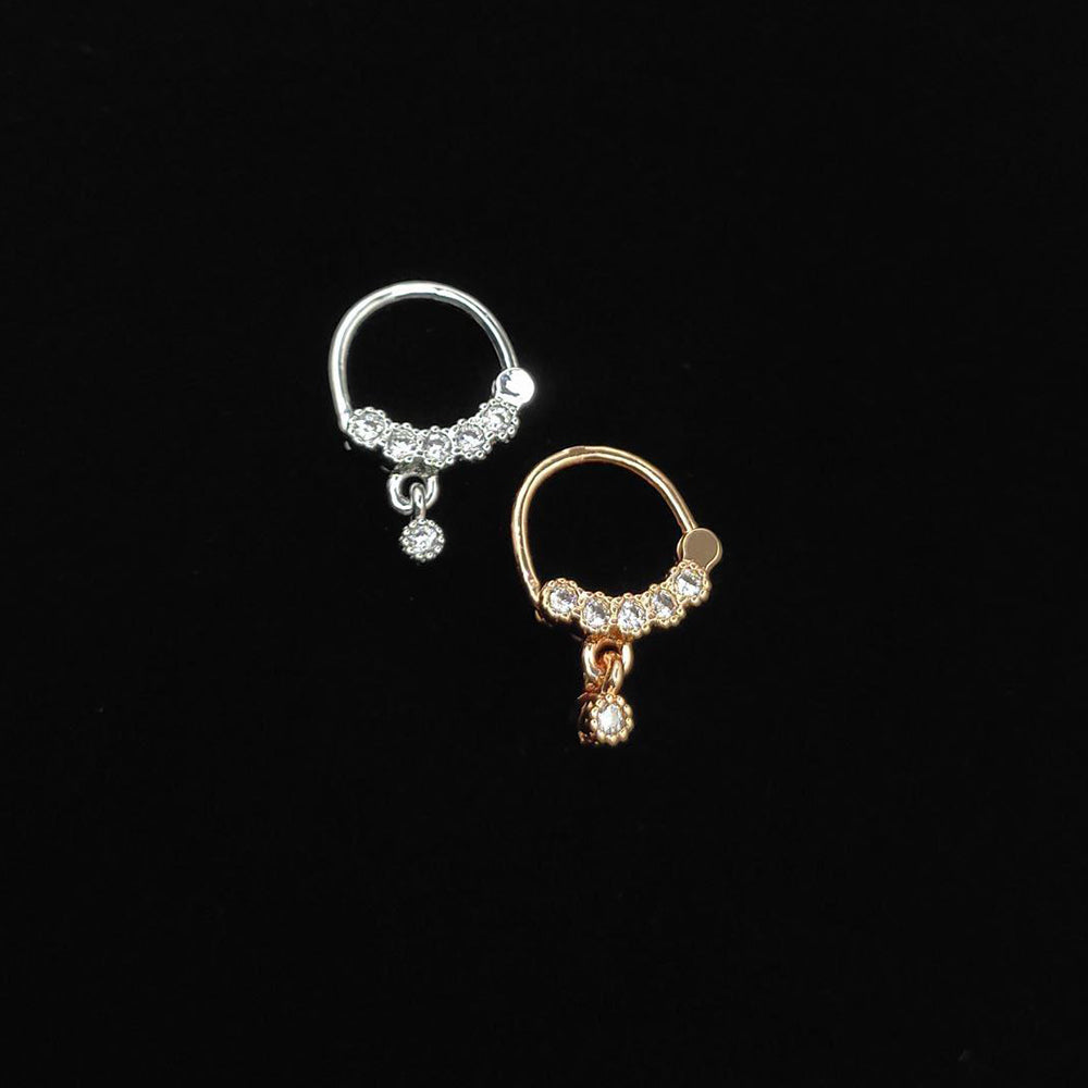 Aamrapali Glamorous Austrian Stone Designer Nose Ring (1 Piece  Only)