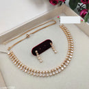 Aamrapali Stylish Glamorous Crystal And Austrian Stone Necklace Set