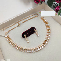 Aamrapali Stylish Glamorous Crystal And Austrian Stone Necklace Set