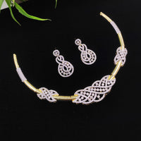 Aamrapali Glamorous Austrian Stone Necklace Set