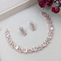 Aamrapali Exclusive American Diamond Necklace Set