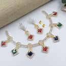 Aamrapli Designer Crystal And Austrian Stone Luxury Statement Necklace Set