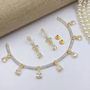 Aamrapli Designer Crystal And Austrian Stone Luxury Statement Necklace Set