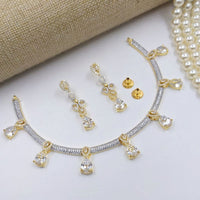 Aamrapli Designer Crystal And Austrian Stone Luxury Statement Necklace Set