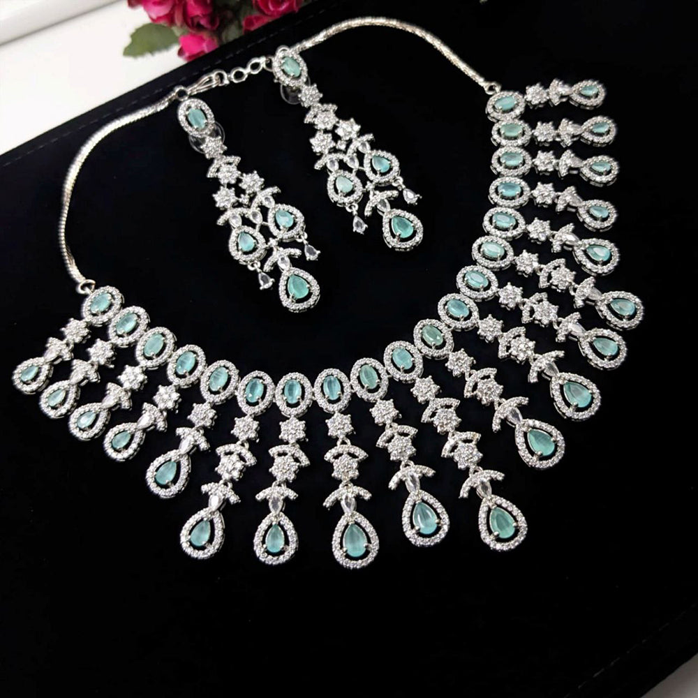 Aamrapali Exclusive American Diamond Necklace Set