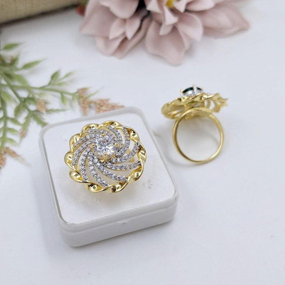 Aamrapali Timeless Tradition Austrain Stone Rings With Modern Twist