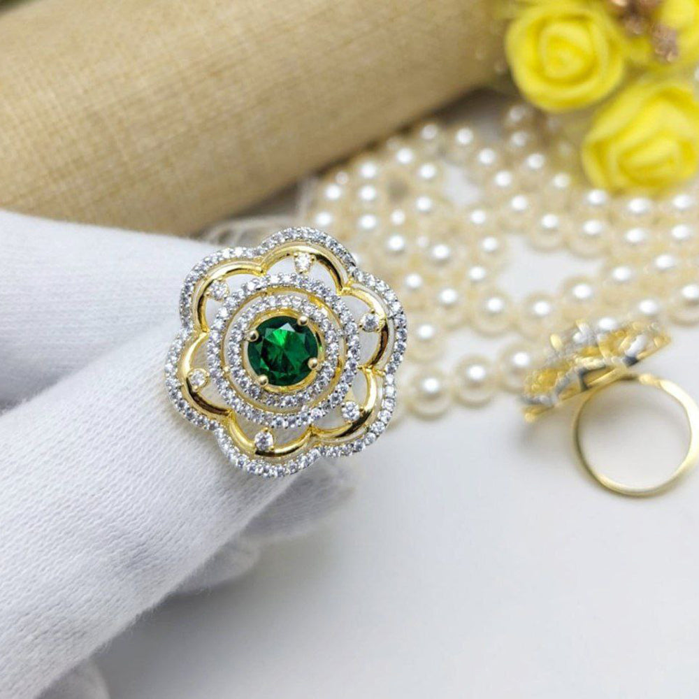 Aamrapali Timeless Tradition Austrain Stone Rings With Modern Twist