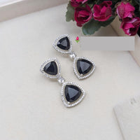 Aamrapali Sparkling Austrain And Crystal Stone Dangler Earrings