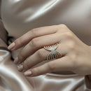 Aamrapali Gorgeous Austrian Stone Cocktail Finger Ring