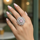 Aamrapali Radiant American Diamond Solitaire Inspired Ring