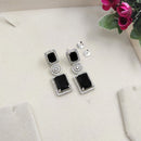 Aamrapli Sparkling American Diamond Dangler Earrings