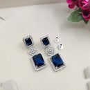 Aamrapli Sparkling American Diamond Dangler Earrings
