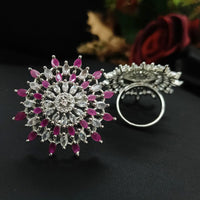 Aamrapali Radiant Crystal Stone Ring