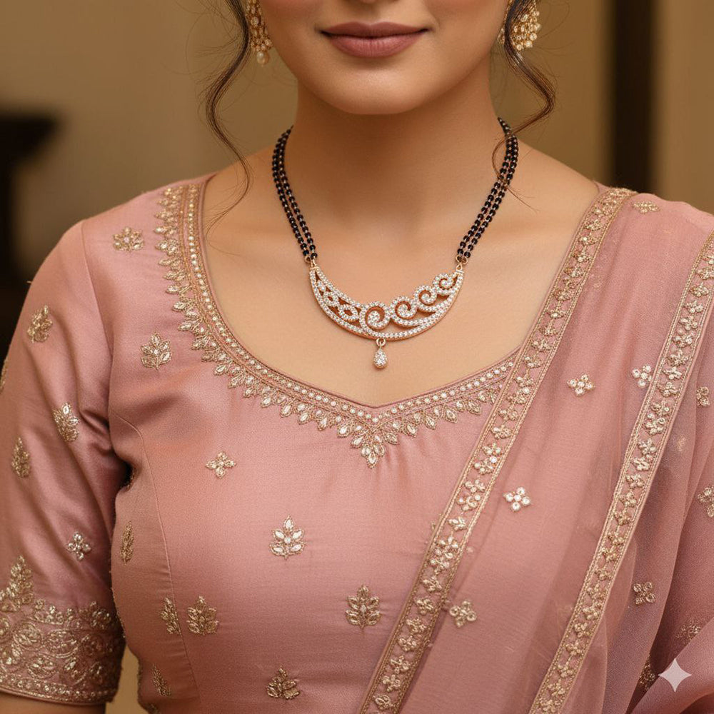 Aamrapali Fancy Austrian Stone Manglsutra