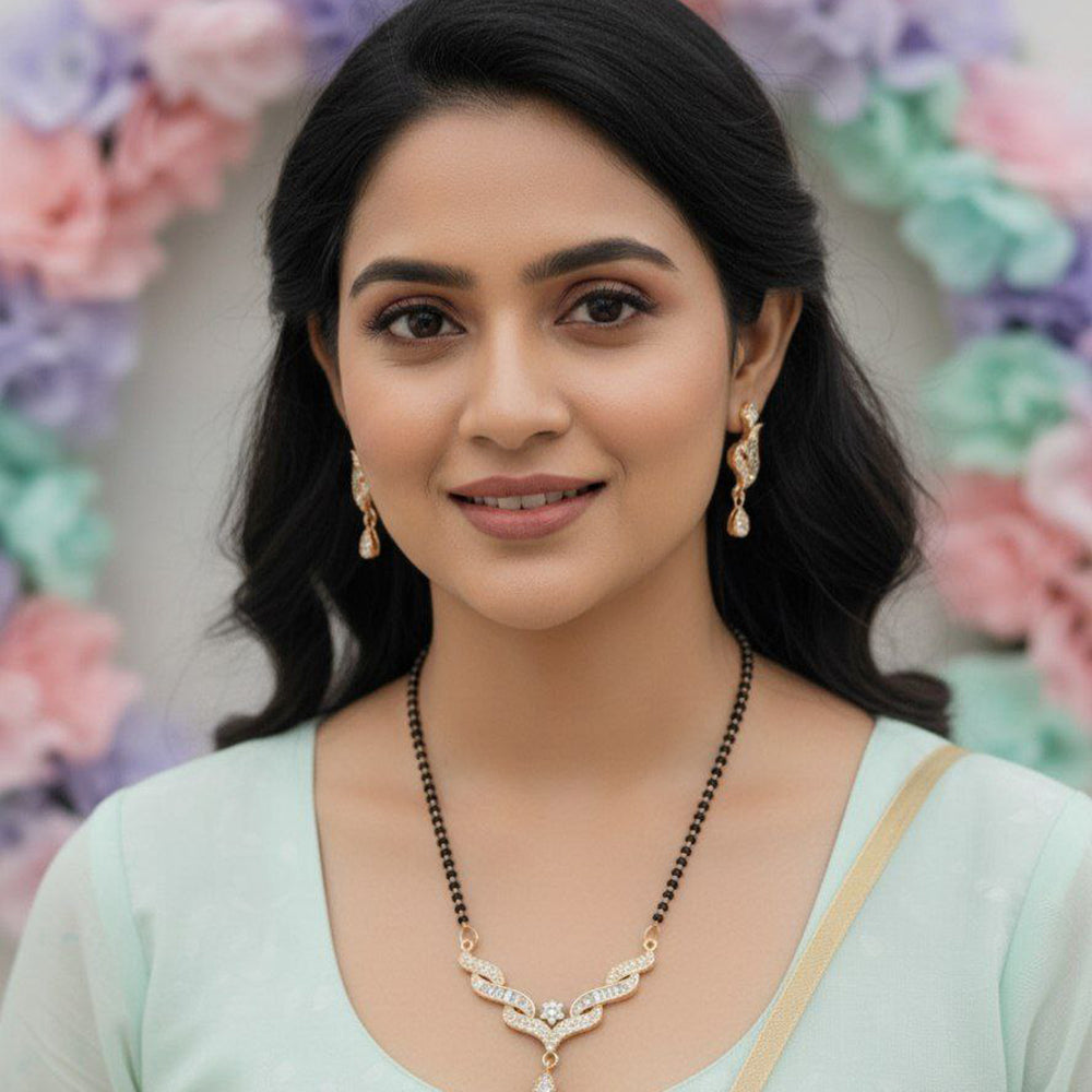 Aamrapali Fancy Austrian Stone Manglsutra