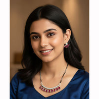 Aamrapali Elegant Crystal Stone Traditional Mangalsutra for Women