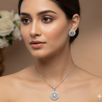 Aamrapali Classic Austrian Stone Chain Pendant Set