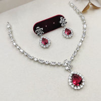 Aamrapali Classic American Daimond Necklace Set