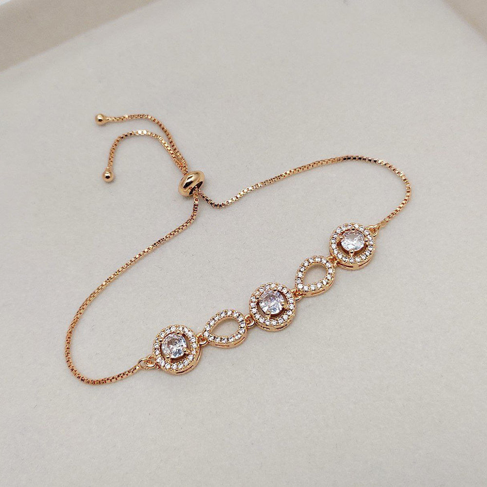 Aamrapali Glam Austrian Stone Adjustable Wristband