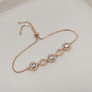 Aamrapali Glam Austrian Stone Adjustable Wristband